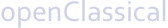 openClassical Header Logo Highlighted